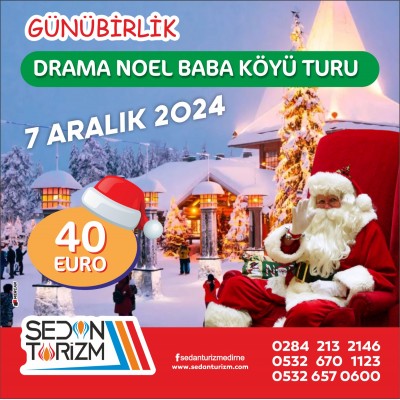 YUNANİSTAN NOEL BABA KÖYÜ GEZİSİ 07 ARALIK 2024