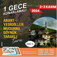  Göller Diyarının Büyüsüne Yolculuk... 02-03 KASIM 2024